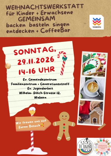 Red White Light Brown Photographic Playful Christmas Cookies Workshop Flyer - 1 Red White Light Brown Photographic Playful Christmas Cookies Workshop Flyer - 1