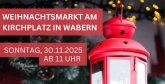 Rot Weiß Einfach Foto Modern Weihnachten Advent Weihnachtsmarkt Event Poster - 1 abfall